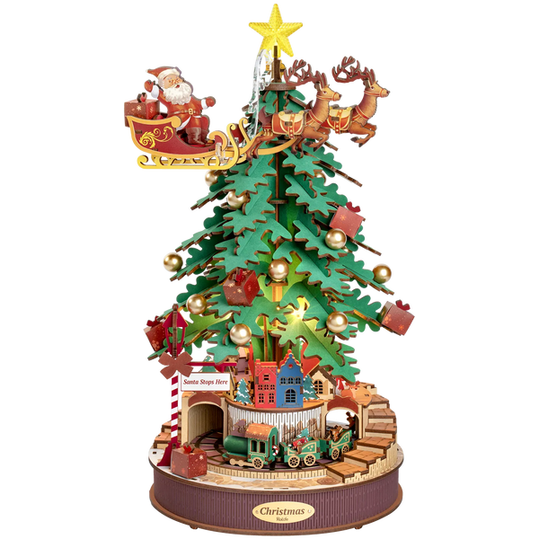 NIEUW EN EXCLUSIEF | Robotime Christmas Melody Tree AMS01