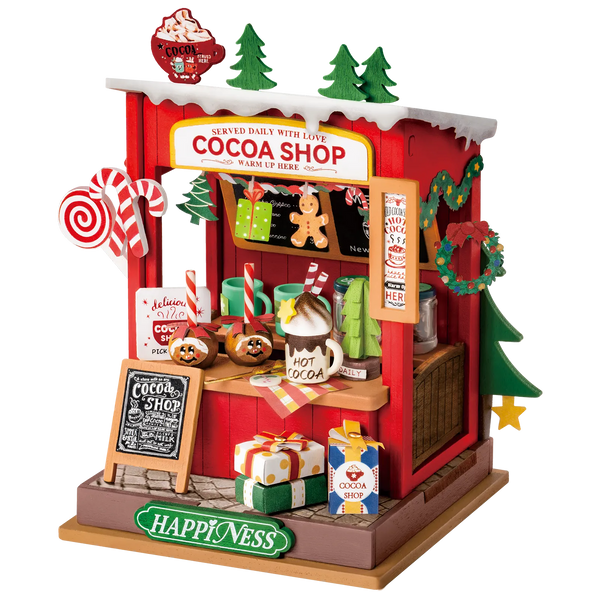 NIEUW EN EXCLUSIEF! | Robotime Cocoa Shop DS042