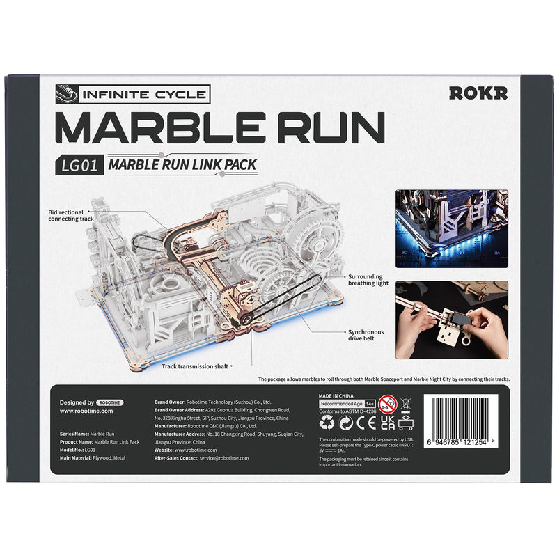 Robotime Marble Night City / Spaceport Link Pack LG01