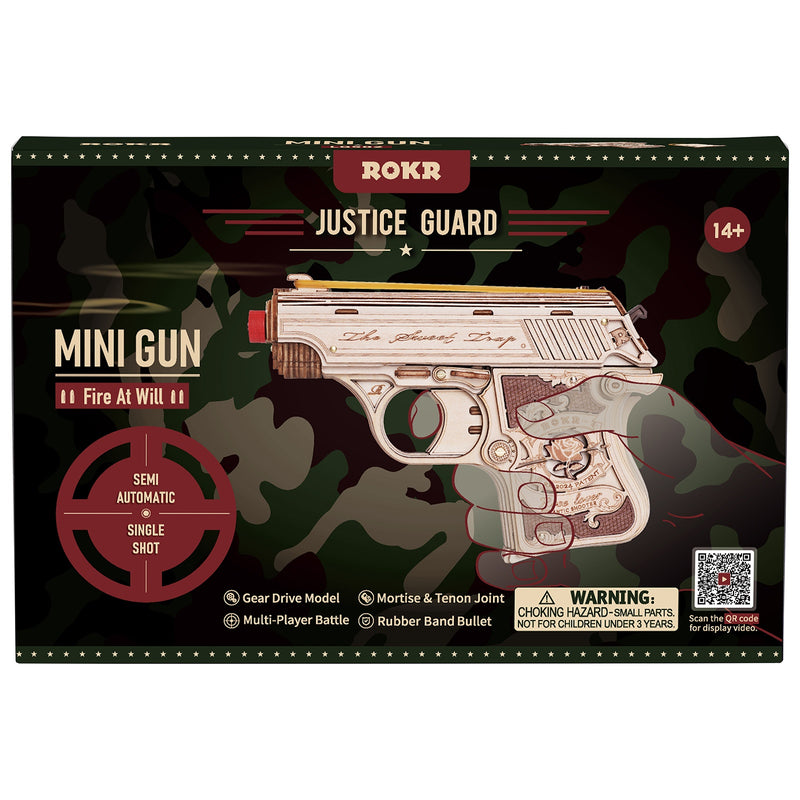 NIEUW EN EXCLUSIEF | Robotime Mini Gun LQ502