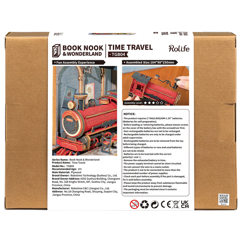 Robotime Book Nook Time Travel TGB04