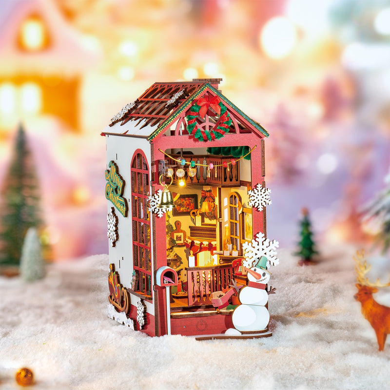 NIEUW EN EXCLUSIEF! | Robotime Book Nook Christmas Indoor Scene TGC07