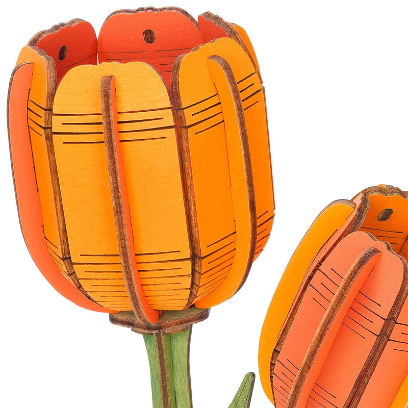 NIEUW EN EXCLUSIEF | Robotime Orange Tulip / Oranje Tulp TW081